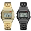 New Montre Homme F-91W Steel Strap Watch For Men LED Digital Sports Military Watches Electronic Women Wrist Watch Zegarek Damski