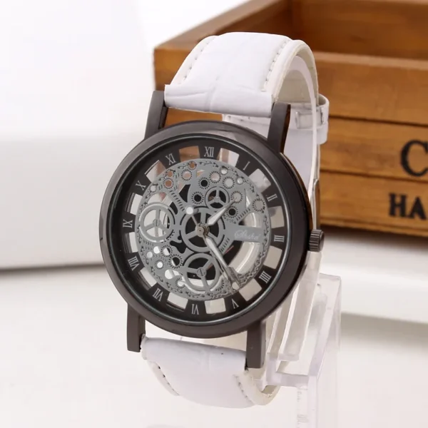 Fashionable casual men's watch hollow out strap watch not mechanical expression couple table model undertakes to men and women - Image 5
