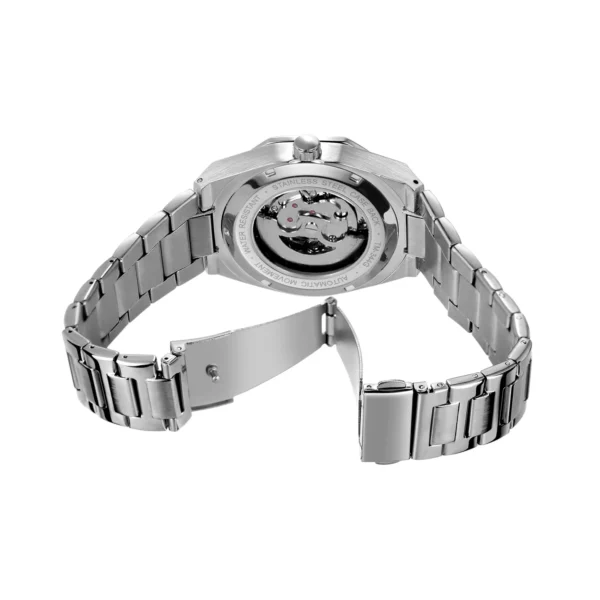 FORSINING Brand Watch Men Mechanical Skeleton Watch Fashion Casual Automatic Watch Stainless Steel FSG8198 - Image 2