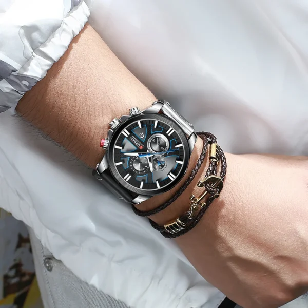 New CURREN Men Watches Fashion Quartz Wrist Watches Men's Military Waterproof Sports Watch Male Date Clock Relogio Masculino - Image 5