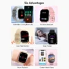 Original 1.83'' Smart Watch Clock Fitness Heart Monitor Sport Smartwatch Bluetooth Calls Watches for Men Women PK Amazfit 2024 - Image 2