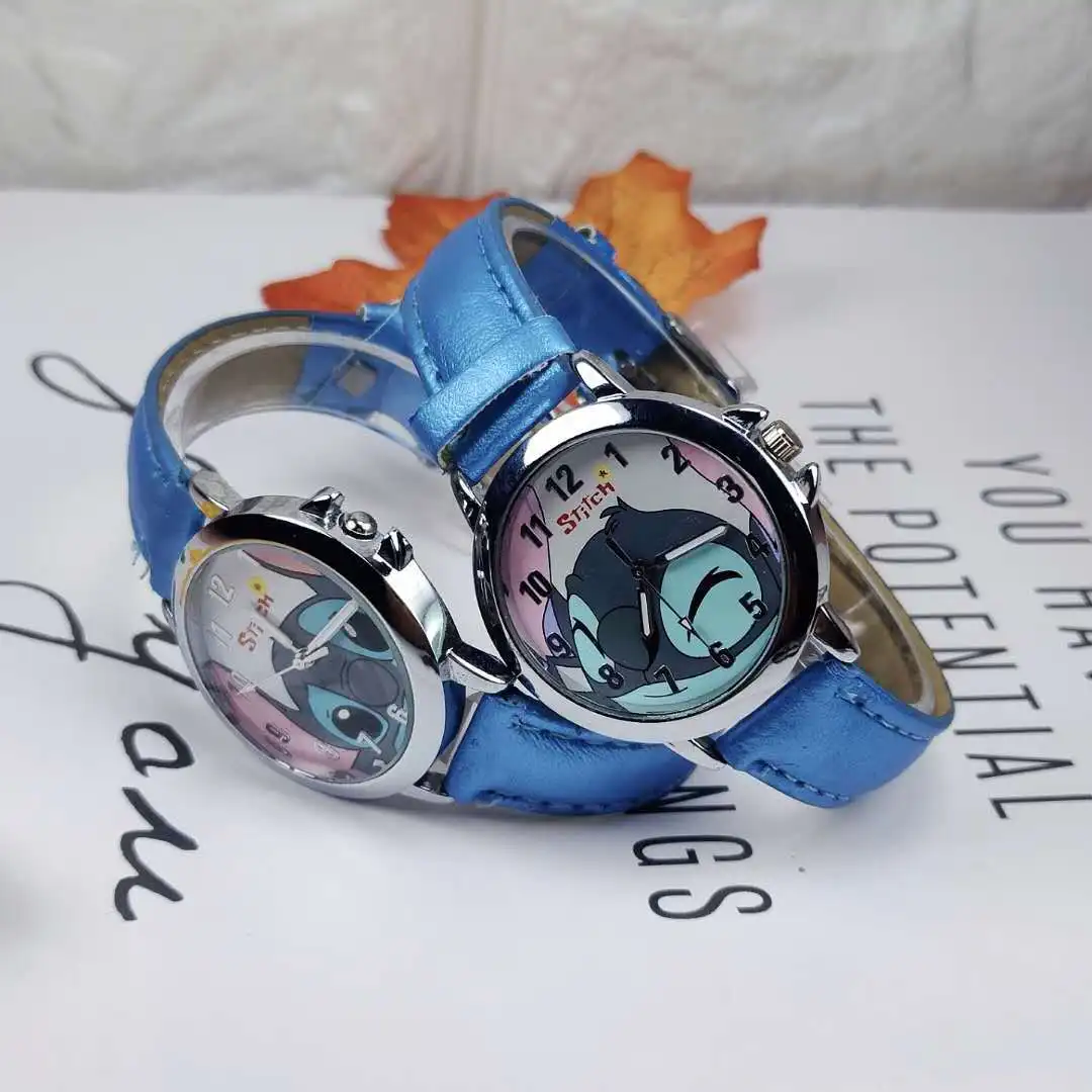 Disney StarCraft Baby Stitch Children's Watch Boys Cartoon Waterproof Leather Watch Kids Watches Boys Kids Watch Clock Watches - Image 6