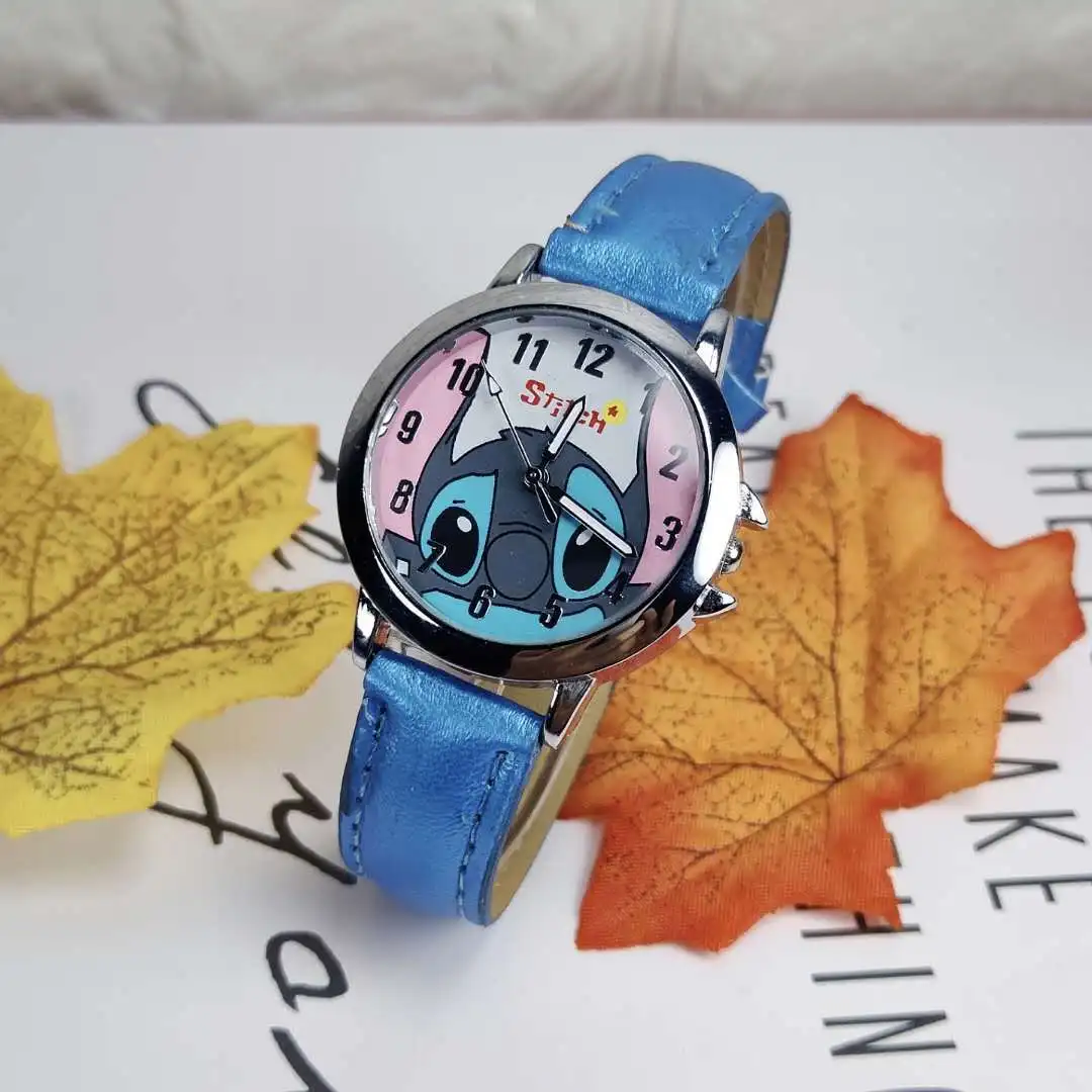 Disney StarCraft Baby Stitch Children's Watch Boys Cartoon Waterproof Leather Watch Kids Watches Boys Kids Watch Clock Watches - Image 4