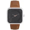 TOMI Fashion Square Watch for Men Quartz Wristwatch Simple Relogio Masculine Leather Strap Watch Minimalist Male Clock Gift 2021