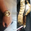MIZUMS Military Wrist Watches LED Digital Sport Watch Men Gold Stainless Steel Dual Display Quartz Clock Man Relogio Masculino - Image 2