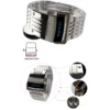 Fashion Blue LED Display Wide Stainless Steel Band Men Digital Wrist Watch Gift - Image 2