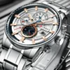 Men’s Watches CURREN Top Luxury Brand Fashion Quartz Men Watch Waterproof Chronograph Business Wristwatch Relogio Masculino - Image 2