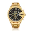 Golden Stainless Steel Quartz Watch Men Waterproof Military Mens Wrist Watches Top Luxury Brand Cagarny Casual Man Watch Clock