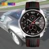 SKMEI Top Brand Luxury Leather Strap 5Bar Waterproof Quartz Wristwatches Fashion Sport Mens Watches Relogio Masculino - Image 4
