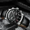 CRRJU New Fashion Sport Quartz Watches Men Luxury Business Leather Watch Waterproof Wristwatches Male Clock Relogio Masculino - Image 4