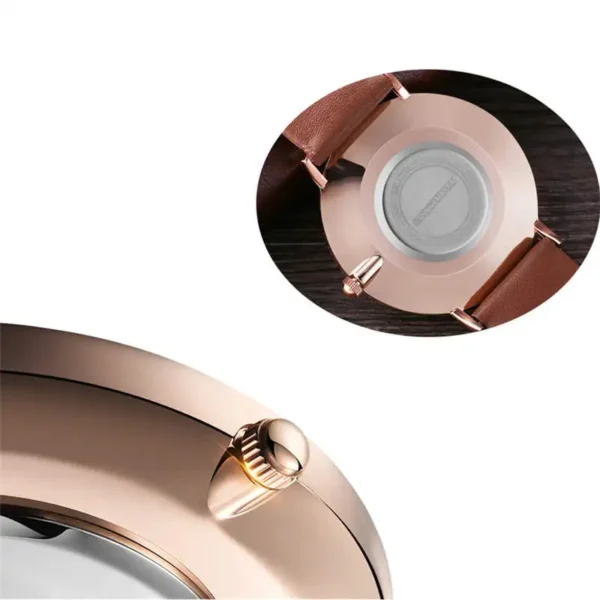 Hannah Martin Waterproof Men Watch Ultrathin Wristwatch Japan Movement Luxury Quartz Clock Scratch resistant High-end FD2028 - Image 2