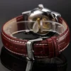 Men Wrist Watches Luxury Golden Skeleton Mechanical Steampunk Male Clock Automatic Wristwatch Leather Strap Herren Horloges - Image 4