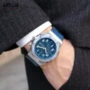 BAOGELA Men's New Quartz Watches 2019 Waterproof Chronograph Casual Luminous Wrist Watch Man Leather Strap Relogios 1805 Blue - Image 5