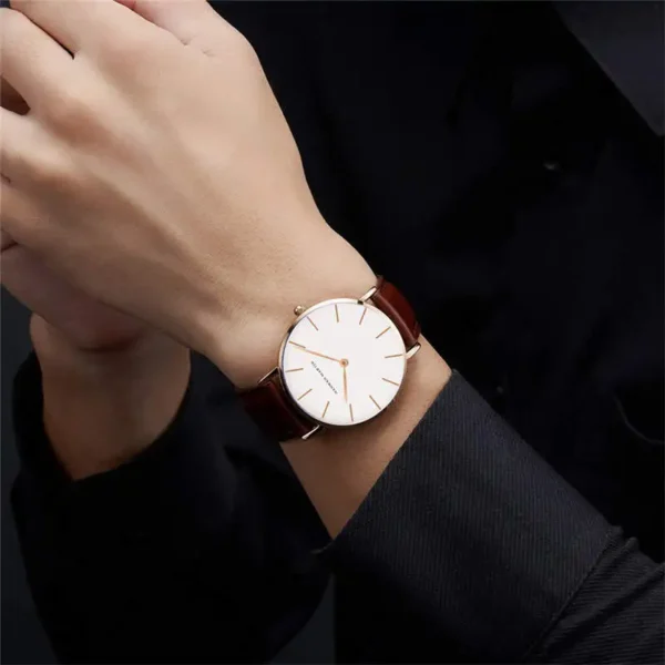 Hannah Martin Waterproof Men Watch Ultrathin Wristwatch Japan Movement Luxury Quartz Clock Scratch resistant High-end FD2028 - Image 6