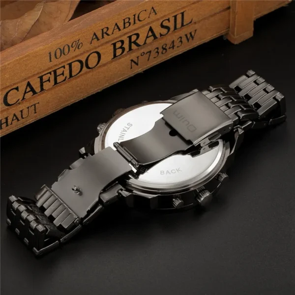 Oulm Large Dial Super Big Male Watch Dual Time Zone Luxury Brand Men's Wristwatch Small Dials for Decoration Men Quartz Watches - Image 5
