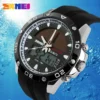 Watches Men Waterproof Solar Power Sports Casual Watch Man Men's Wristwatches 2 Time Zone Digital Quartz LED Clock Men - Image 6