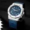 BAOGELA Men's New Quartz Watches 2019 Waterproof Chronograph Casual Luminous Wrist Watch Man Leather Strap Relogios 1805 Blue - Image 4