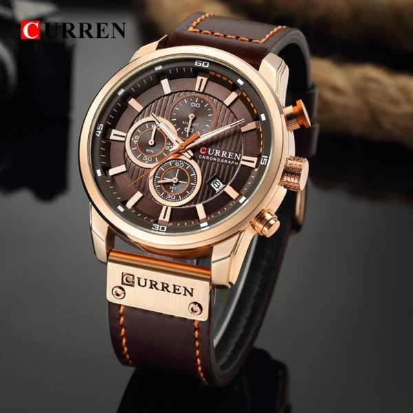 CURREN Fashion Date Quartz Men Watches Top Brand Luxury Male Clock Chronograph Sport Mens Wrist Watch Hodinky Relogio Masculino - Image 3