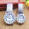2024 Men Women Couple Lovers Flexible Elastic Strap Quartz Watch Simple Stainless Steel Electronic Luminous Hands Wristwatches - Image 3