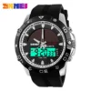 Watches Men Waterproof Solar Power Sports Casual Watch Man Men's Wristwatches 2 Time Zone Digital Quartz LED Clock Men - Image 3