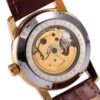 Men Wrist Watches Luxury Golden Skeleton Mechanical Steampunk Male Clock Automatic Wristwatch Leather Strap Herren Horloges - Image 5