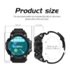 TINOW T6 Smart Watch Men Waterproof Blood Pressure Full Round Screen Outdoor Smartwatch Fitcloudpro for iOS Android - Image 6