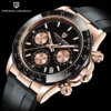 PAGANI DESIGN New Fashion Men Quartz Wristwatch Stainless Steel Top Brand Luxury Waterproof Sports Chronograph Relogio Masculino