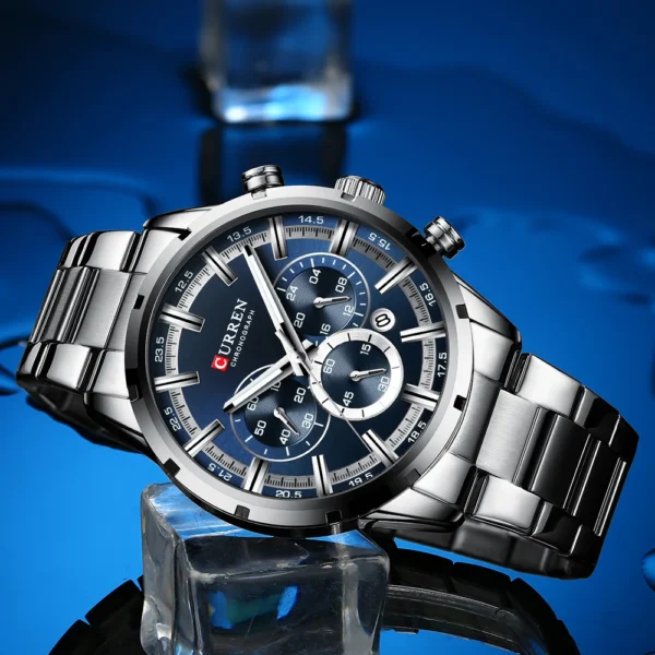 Relogio Masculino CURREN Hot Fashion Mens Watches Top Brand Luxury Wrist Watch Quartz Clock Watch Men Waterproof Chronograph - Image 3