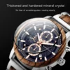 KUNHUANG Wood Watches Luxury Luminous Multi-function Wooden Men's Quartz Retro Watch Fashion Sport Timepieces Zegarek męski - Image 4