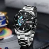 CURREN Fashion Sports Watches for Man Casual Stainless Steel Band Chonograph Wristwatches Luminous Male Clock - Image 3