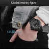 Addies outdoor Army Sports Luminous tube Quartz Wrist Watches 50M waterproof Men Black Silicone Military Watch Clock Men's watch - Image 6