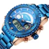 2023 New Stryve 8020 Luxury Men Watch Stainless Steel Dual Display Waterproof Quartz Digital Sports Watch reloj hombre - Image 6