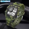 SYNOKE Sport Watch Men Waterproof Camouflage Military Watches For Men Square WristWatch Man Clock Male Relojes Hombre Digitales - Image 2