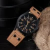 Hot Sales Men's Watches Matte Leather Quartz Male Wristwatch Date Calendar Casual Watch For Men 2022 Fashion Sport reloj hombre - Image 3