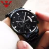 NIBOSI Stainless Steel Black Quartz Watch Mens Watches Top Brand Luxury Chronograph Wristwatches Male Relogio Masculino 2309 - Image 6