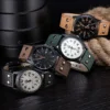 Hot Sales Men's Watches Matte Leather Quartz Male Wristwatch Date Calendar Casual Watch For Men 2022 Fashion Sport reloj hombre - Image 2