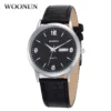 Men Luxury Wristwatches Ultra Thin Mens Watches Genuine Leather Strap Date Day Quartz Wristwatches Men relogio masculino reloj - Image 4
