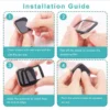 3D Curved Edge Soft Protective Film Cover Protection For ZTE Watch Live Sport Smartwatch Full LCD Display Screen Protector - Image 5