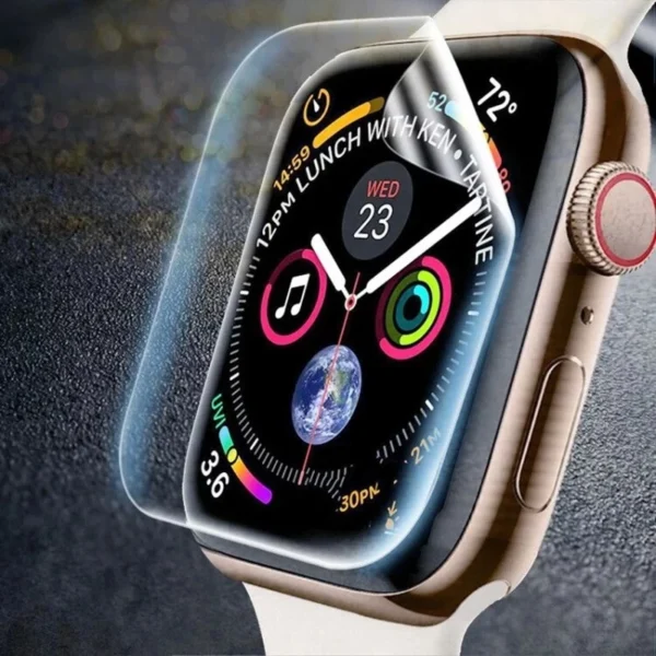 Screen Protector Film for Apple Watch 45mm 41mm 42mm 40mm 44mm Clear Full Protective Not tempered Glass iWatch Series 7 SE 6 5 3 - Image 6