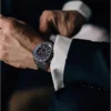 Forsining Three Dial Calendar Stainless Steel Men Mechanical Automatic Wrist Watches Top Brand Luxury Military Sport Male Clock - Image 5
