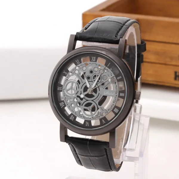 Fashionable casual men's watch hollow out strap watch not mechanical expression couple table model undertakes to men and women - Image 6