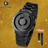 EUTOUR Magnetic Ball Watch Men Luxury Brand Famous Men's Quartz Wrist Watches Waterproof Quartz Wristwatches Relogio Masculino