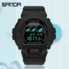 SANDA Outdoor Sports Watch Men LED Digital Watch Mens Waterproof Wristwatches Alarm Chrono Watches Mens Clock Relogio Masculino - Image 4