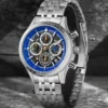 SAPPHEROFashion Men's Watch 50M Waterproof Clock Date Chronograph Mechanical Style Quartz Watch For Men 2024 New Gift Wristwatch - Image 3