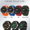 SANDA Top 6197 Korean Student Electronic Watch Sports Multi functional Alarm Clock Waterproof Men's Watches 2024 - Image 6