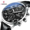 Brand CHENXI Watch Men Chronograph Clock Leather Casual High Quality Quartz Watches For Men Wrist Waterproof Sports Male Clock - Image 2