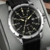 SAPPHERO Luxury Watches for Men 50M Waterproof Silicone Strap Stainless Steel Quartz Clock Sport Casual Wristwatch - Image 2
