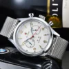 1963 Pilot Man Watch Beat quartz chronograph bubble glass Homage Watches Luxury business vintage Wristwatch 2024 New Clock - Image 4