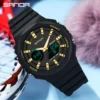 SANDA 6016 New Sports Casual Mens Watch Chronograph Running 50M Waterproof LED Noctilucent Dual Display Quartz Mens Watches - Image 4
