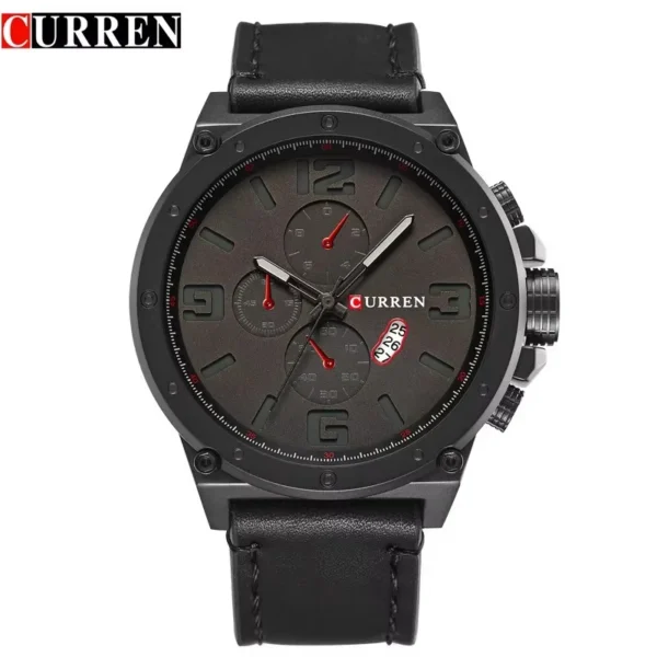 Curren 8230 Men Watches Quartz Wrist Watches Date Big Dial Men's Military Waterproof Sports Watch Male Clock Relogio Masculino - Image 4